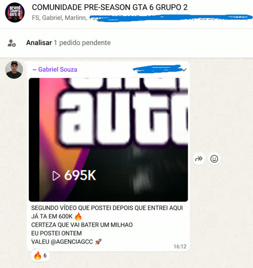 Cliente viralizando com os vídeos