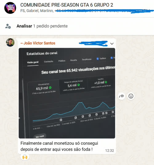 Cliente viralizando com os vídeos
